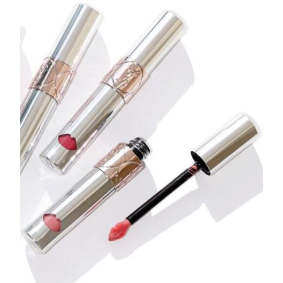 YSL Yves Saint Laurent Volupte Liquid Colour Lip Balm #12 Chase Me Nude NIB - Picture 11 of 11